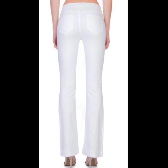 NWT White Flare Leggings - Picture 3 of 4